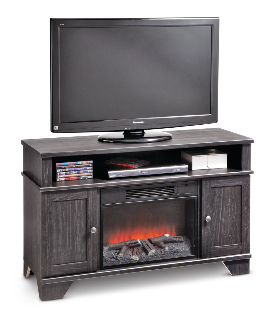 Hamilton Electric Fireplace TV Stand, 44.5-in, 1500W, Brown Cappucino P4G0 - product image 7