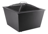 Lyall Square Outdoor Wood Firepit, 20-in, Black I5G3 - product image 3