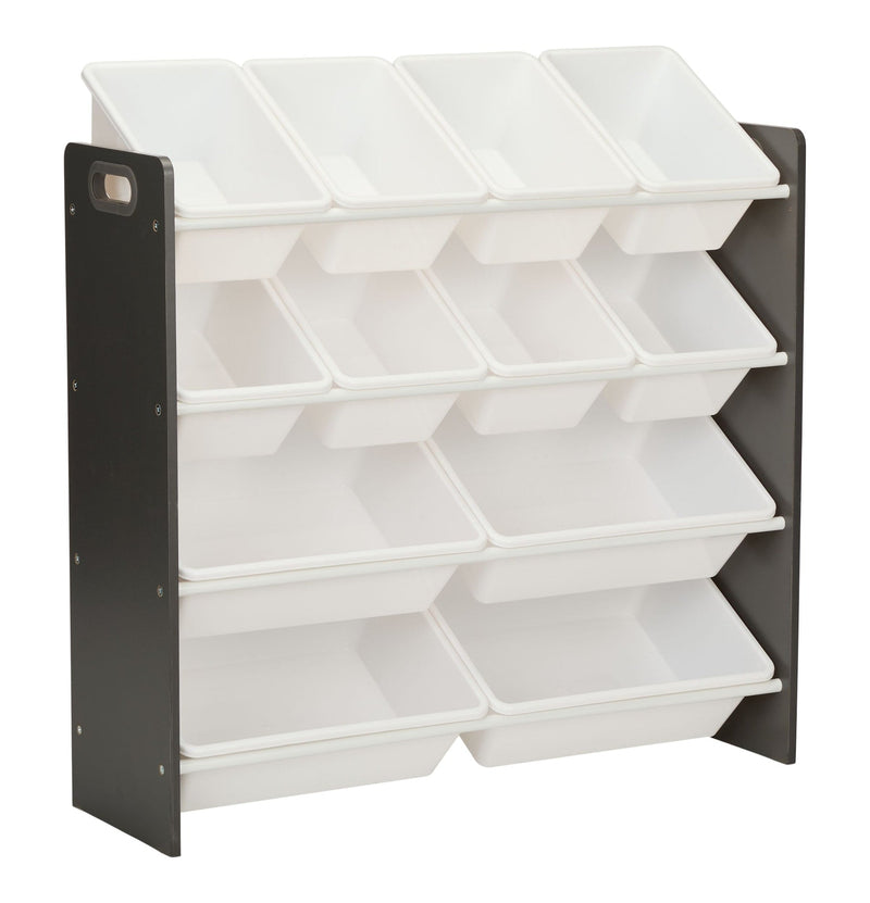 Stain & Rust Resistant Sturdy 12-Bin Organizer, Grey E2L1
