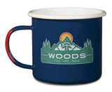 Enamel Camping Mugs, Assorted Designs N7J3 - product image 1