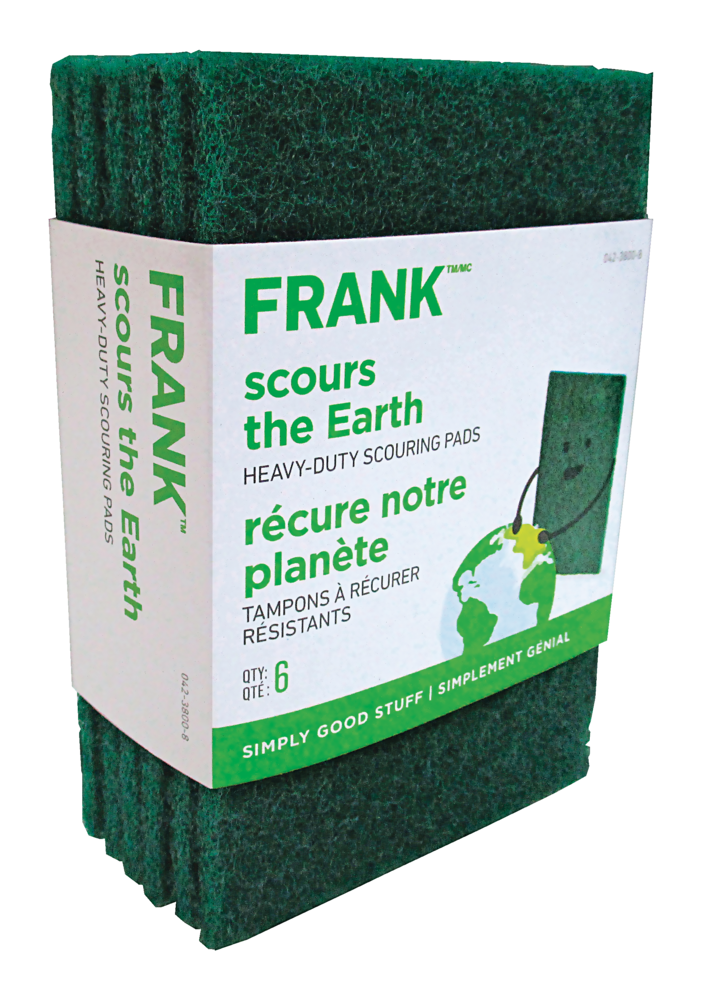 Heavy-Duty Scouring Pads / Scrub Sponges, 6-pk S1A4 - product image 2