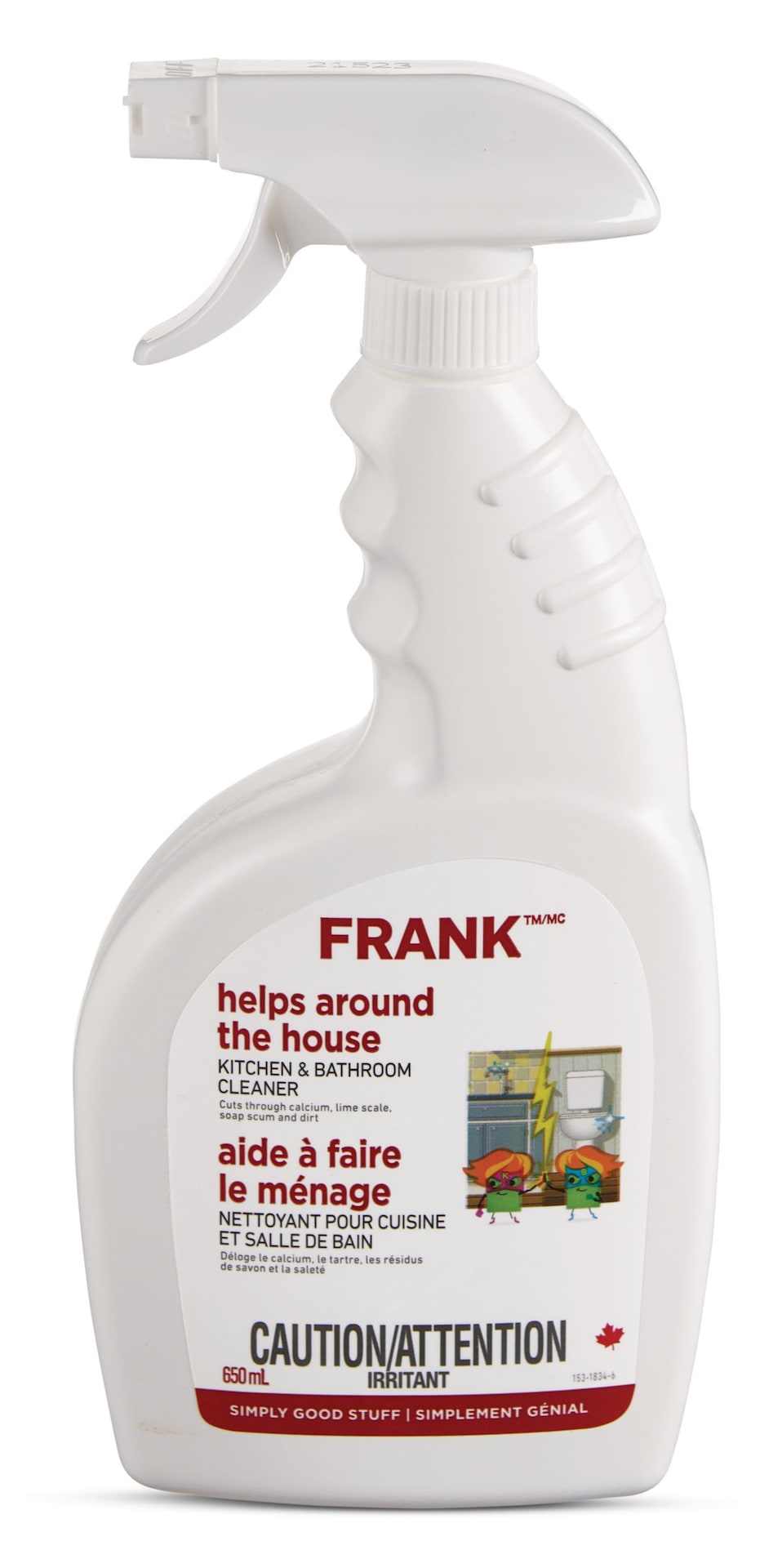 Multi-Surface Kitchen & Bathroom Cleaner, 650-mL Y6X7 - product image 1