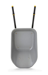 Heavy-Duty Easy Pivot/Dump Steel Tub Wheelbarrow, Steel Tray, 6-cu-ft N4G6 - product image 2