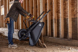 Pro Grade Heavy Duty Poly Tub Wheelbarrow, Poly/Plastic Tray, 6-cu-ft W4M5 - product image 5