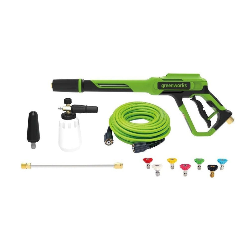 Deluxe Metal Gun & Hose Kit, Includes 7-Piece Nozzle Kit, Turbo Nozzle & Foam Cannon F3C5