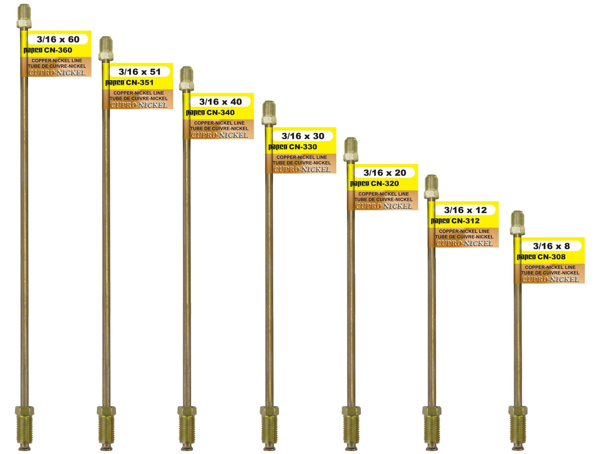 CN340 Copper Nickel Brake Line, Standard, 40 x 3/16-in Please make sure this part fits your need R6A4 - product image 1