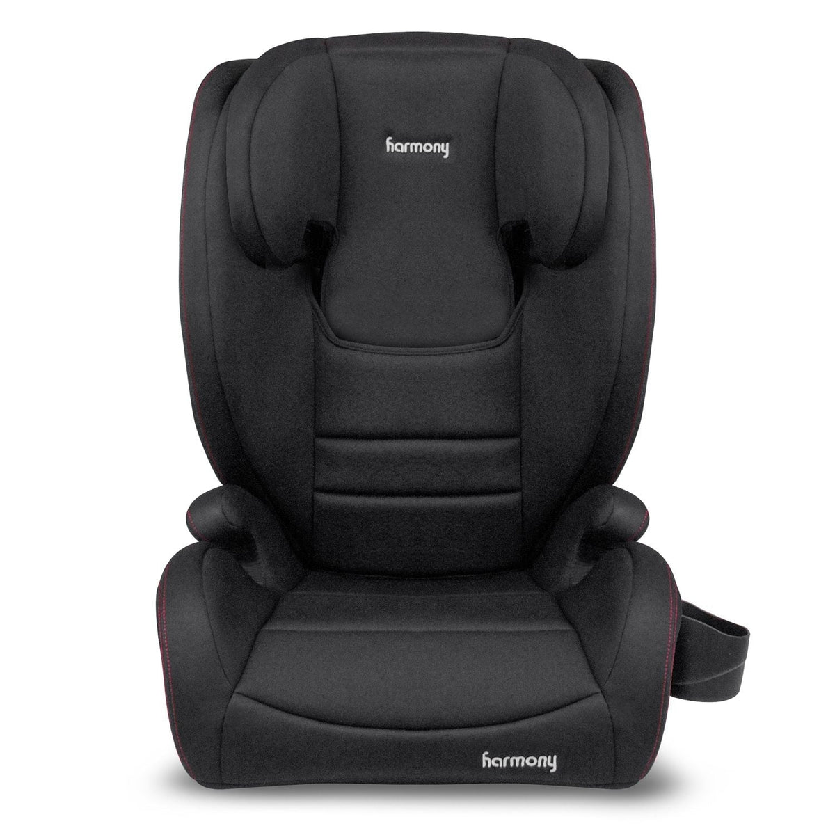Genesys Deluxe High Back Booster, Black with Red Stitching H2A8 - product image 1