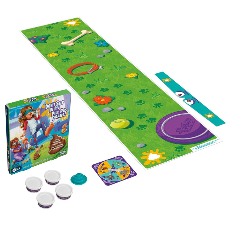Games Don't Step In It Blindfolded Poop Dodging Game for Ages 4+ X7I0
