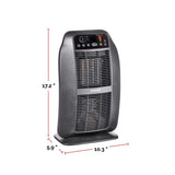 HCE840BC HeatGenius Multizone Ceramic Space Heater, 1500W, Black V8H3 - product image 8