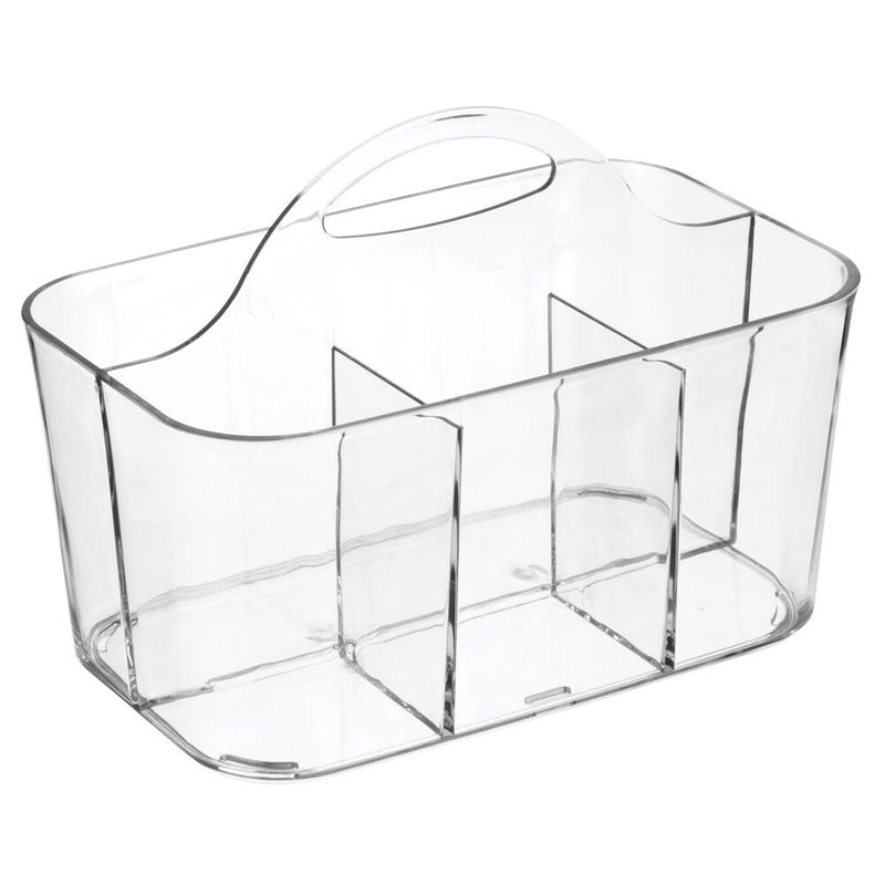 RPET Clarity Bathroom Organizer Caddy, Clear O1D3
