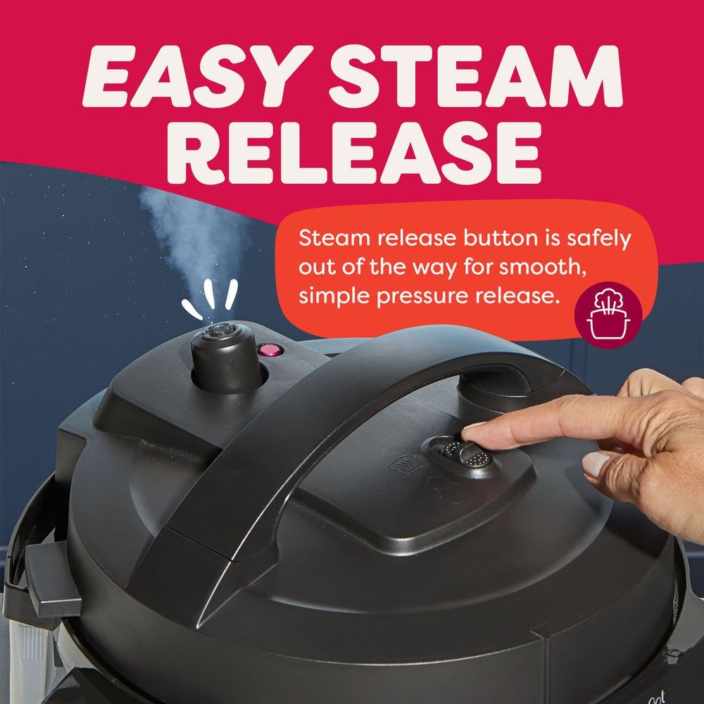 Pot Rio Mini Pressure Cooker with Easy Release, 4-qt V7Y8 - product image 6
