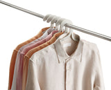 & Orderly Anti-Tangle Anti-Slip Garment Hangers, Ecru, 5-pk P4R9 - product image 4
