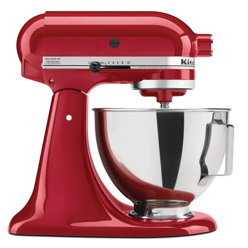 4.5 Quart Tilt-Head Stand Mixer with 10 Speeds, Empire Red C3H1