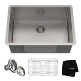 Standard PRO Undermount Stainless Steel Single Bowl Kitchen Sink, 23x18x10-in C2U8 - product image 1