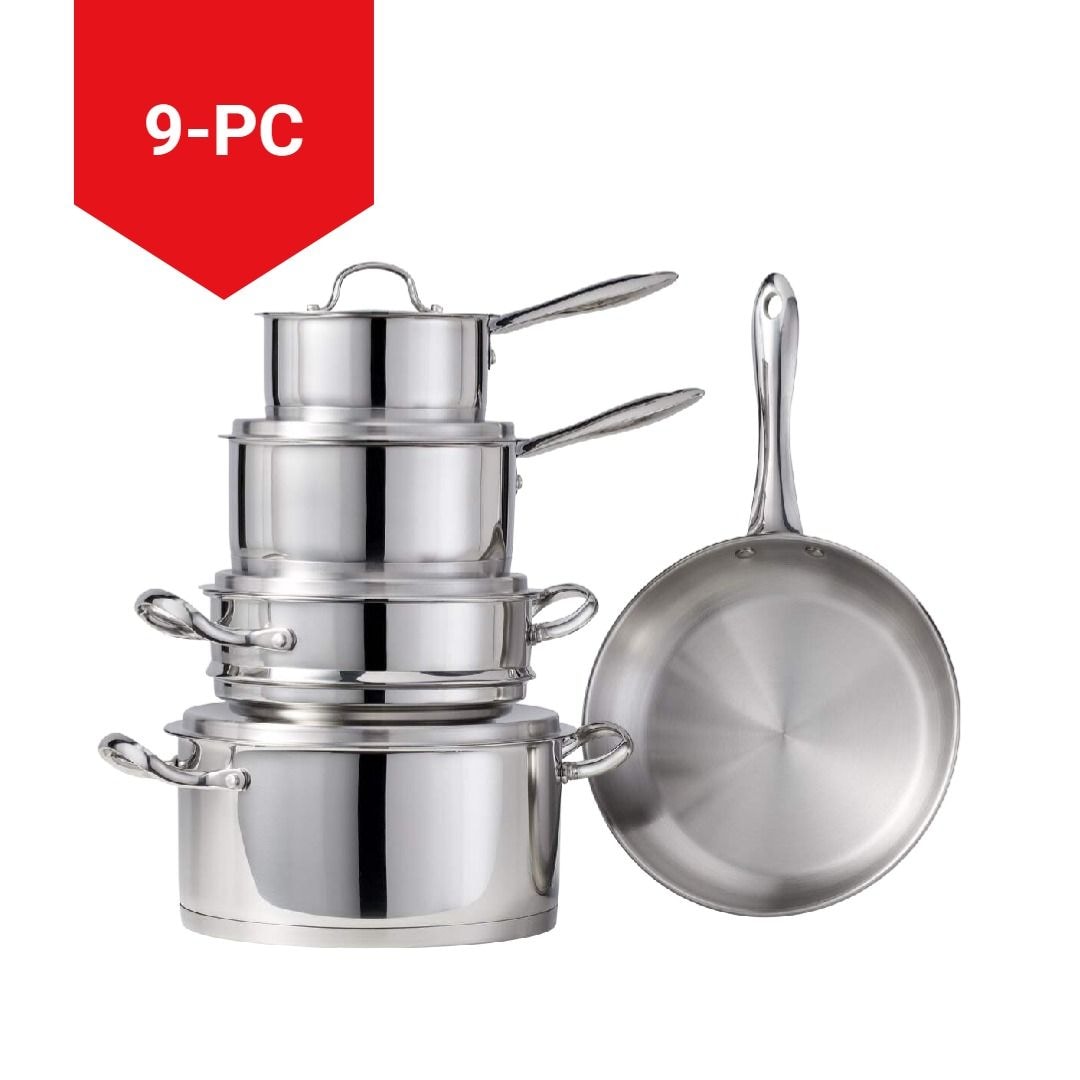 Avanti Stainless Steel Cookware Set, 9-pc Y1E7 - product image 2