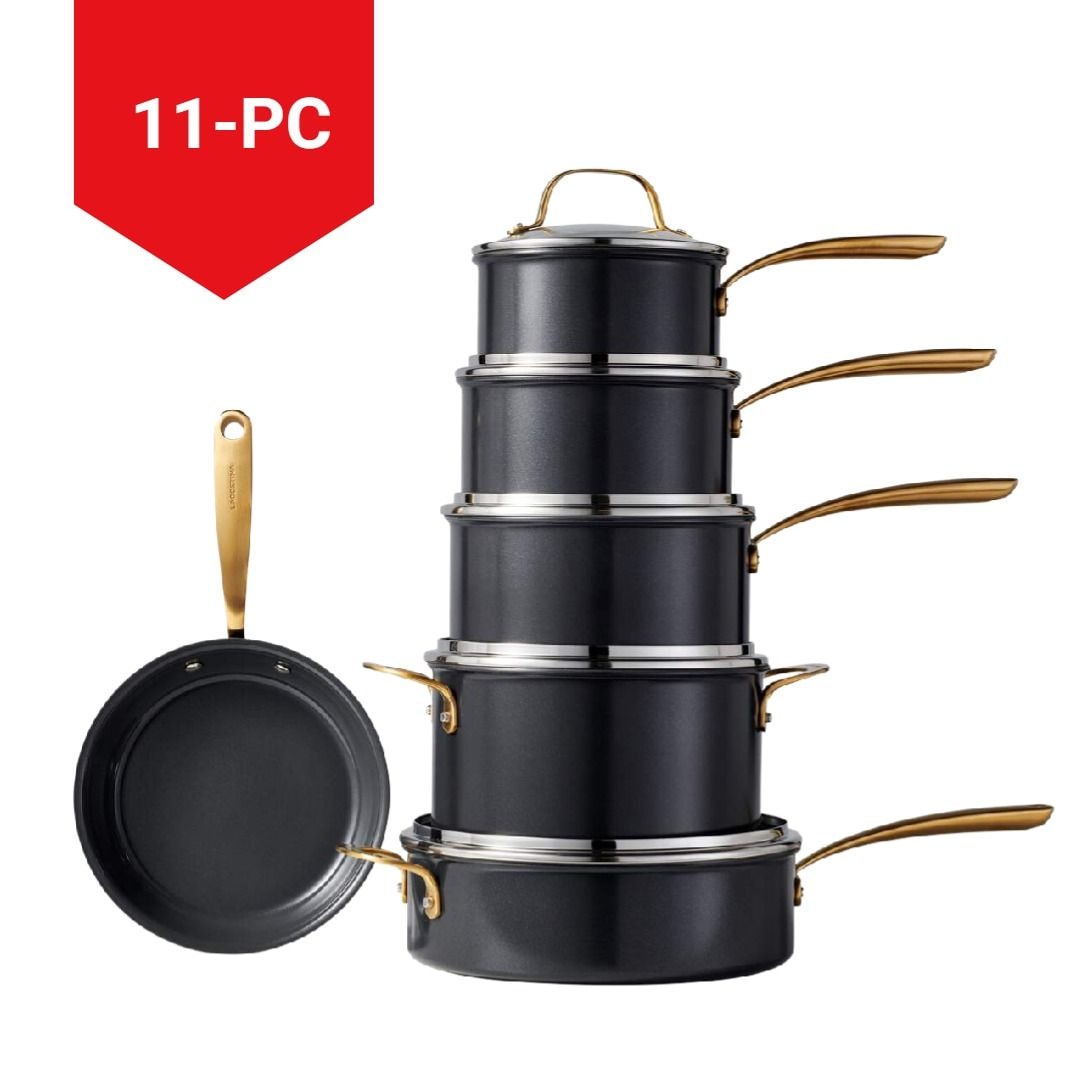 Eleganza Ceramic Pro Non-Stick Cookware Set, 11-pc U7B2 - product image 3