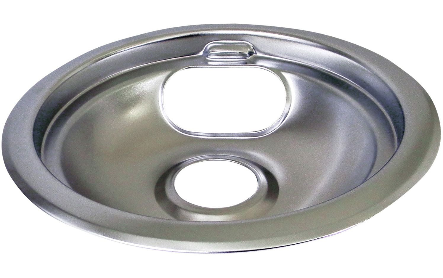 Chrome Drip Pan Shallow Draw, 6-in W7Z9 - product image 1