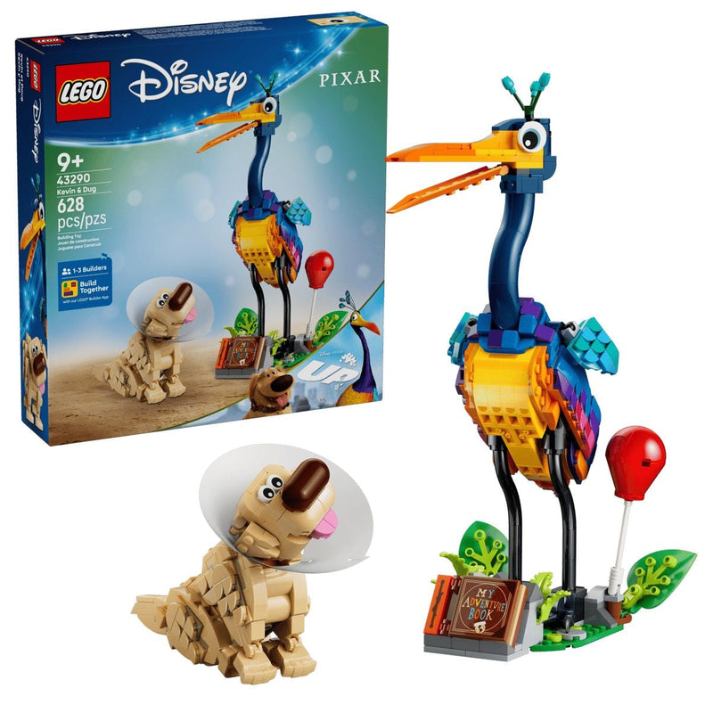 LEGO and Pixar Kevin & Dug - 43290, 628-pcs, Ages 9+ K4W7