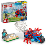 LEGO Spidey And His Amazing Friends Spidey on his Motorcycle vs. Rhino - 11206, 61-pcs, Ages 4+ Z4Y0 - product image 1