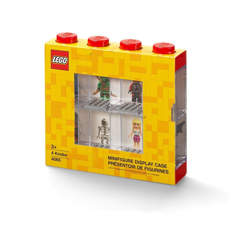 Minifigure 8-Figure Blue Display Case for Ages 5+ L3N3
