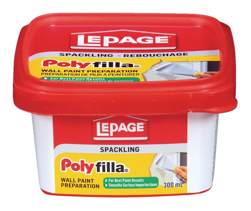 Polyfilla Wall Paint Preparation Spackling, Hole/Crack Repair Filler, White C9G2