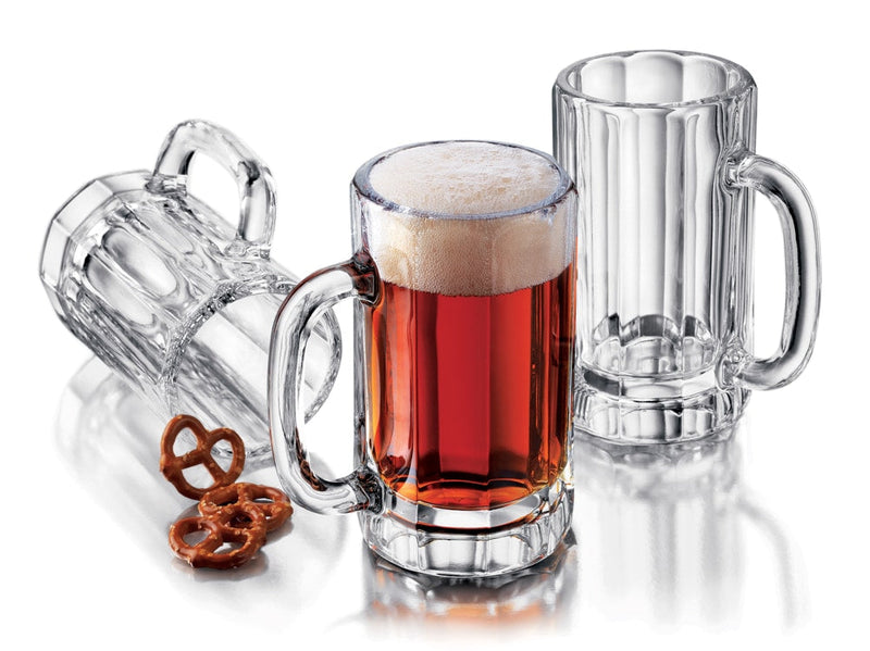 Beer Glass Mug, 16-oz, Dishwasher Safe G3I8