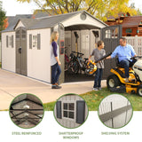 Outdoor Storage Shed with Dual Side Entry, 20 x 8-ft J5E1 - product image 3