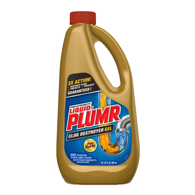 Pro Strength Kitchen Clog Destroyer Gel, Lemon Scent, 946-mL D6J1