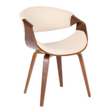 Symphony Faux Leather Dining/ Accent Chair, Cream Y8F9 - product image 1