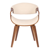 Symphony Faux Leather Dining/ Accent Chair, Cream Y8F9 - product image 2