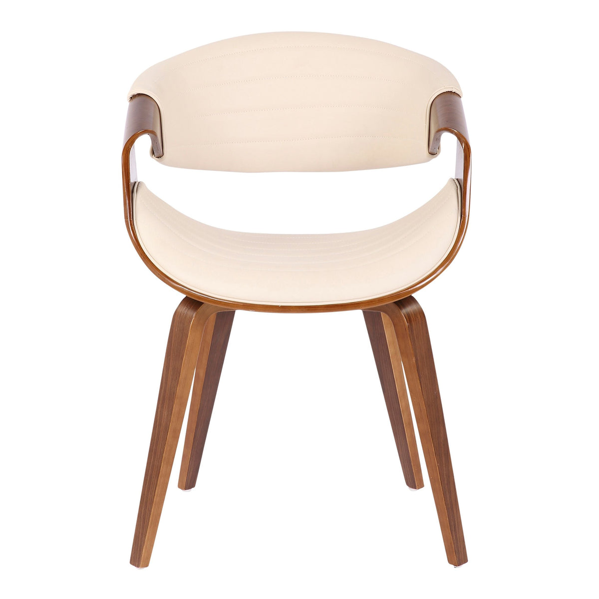 Symphony Faux Leather Dining/ Accent Chair, Cream Y8F9 - product image 2