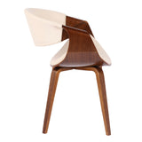 Symphony Faux Leather Dining/ Accent Chair, Cream Y8F9 - product image 4