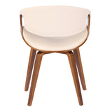 Symphony Faux Leather Dining/ Accent Chair, Cream Y8F9 - product image 6