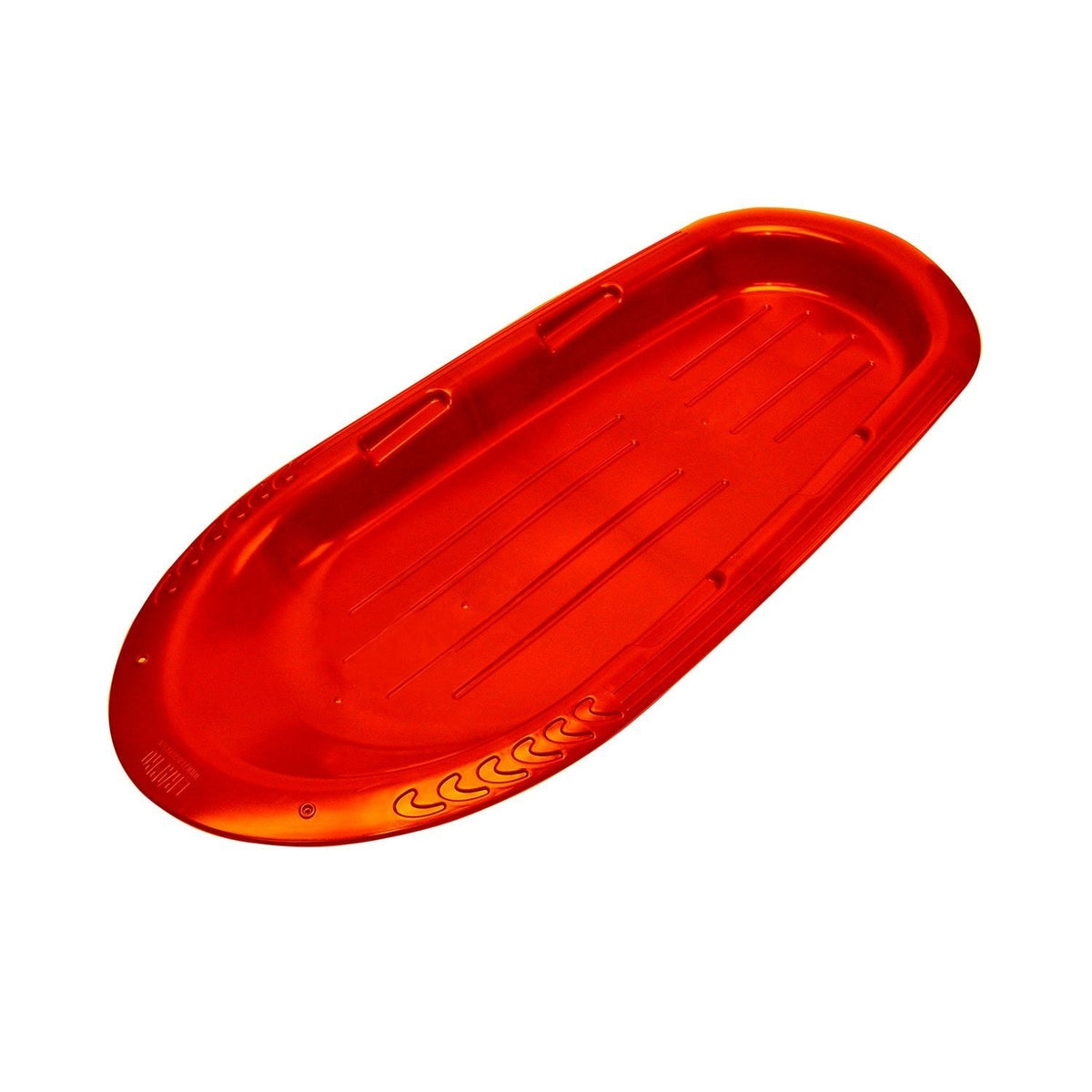 Kids' 2-Person Lightweight Plastic Winter Snow Sled/Toboggan with Grips Q8I7 - product image 1