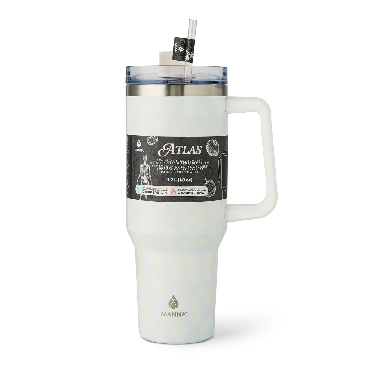 1.2-L BPA-Free Insulated Ghost Atlas Tumbler T0F8 - product image 3