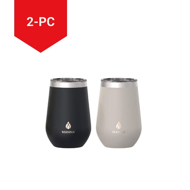 Insulated Stainless Steel Tumbler, 12-oz, 2-pk, with Lid T3E8