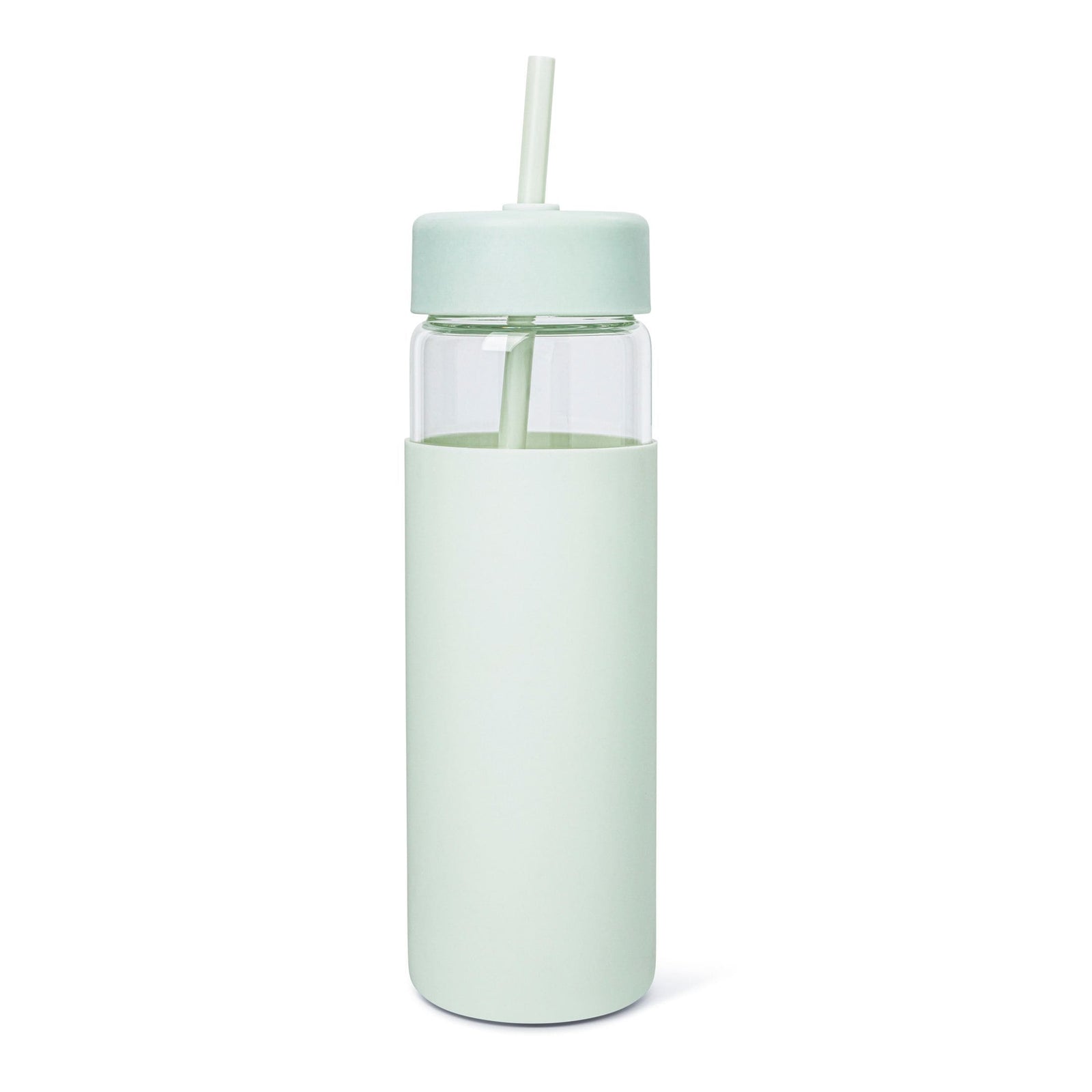 Swing Glass Tumbler with Straw, 24-oz, Assorted Colours B2T6 - product image 1