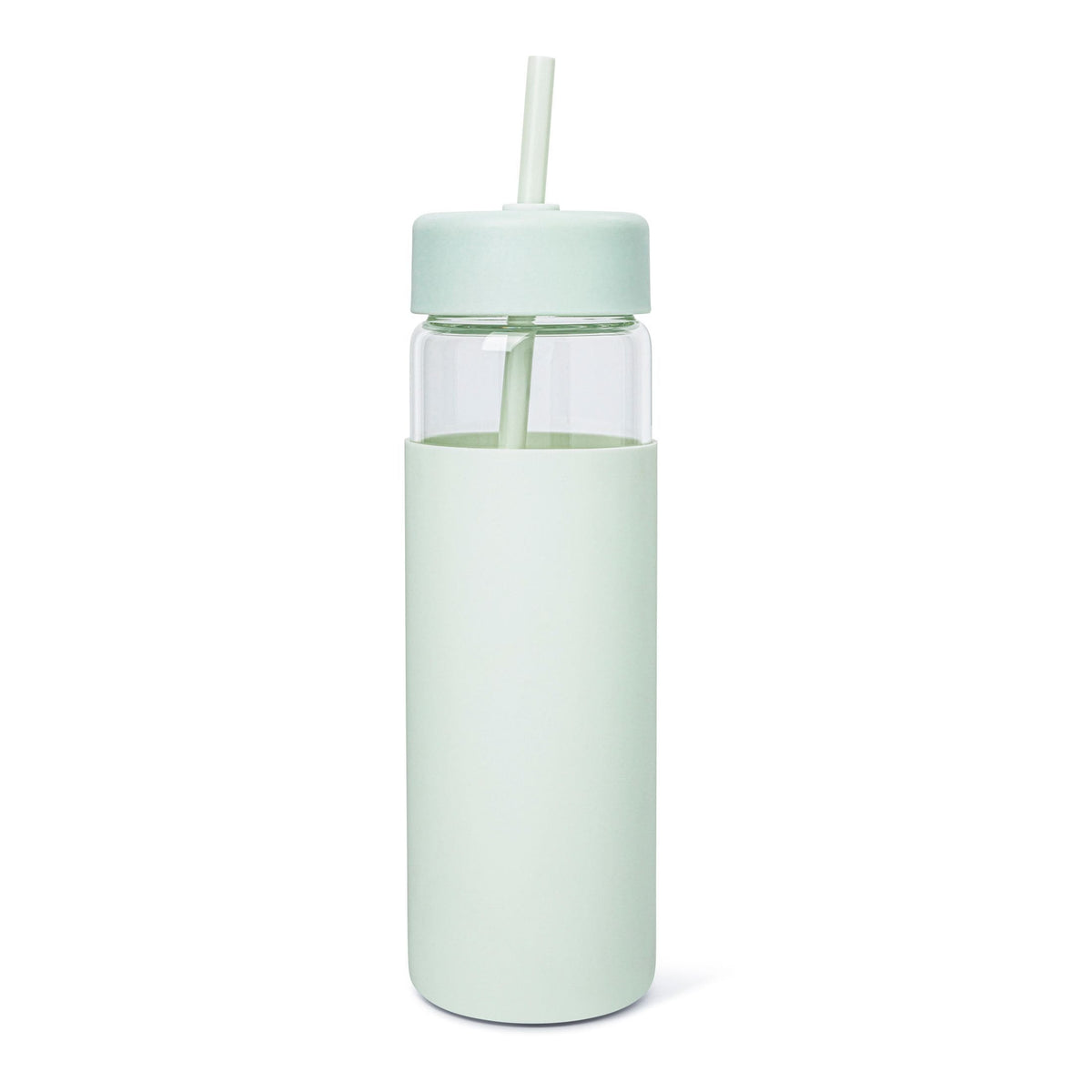 Swing Glass Tumbler with Straw, 24-oz, Assorted Colours M1F8 - product image 1