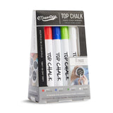 Top Chalk Erasable Liquid Chalk Markers, Multi-Colour, 6-pk C1G7 - product image 1