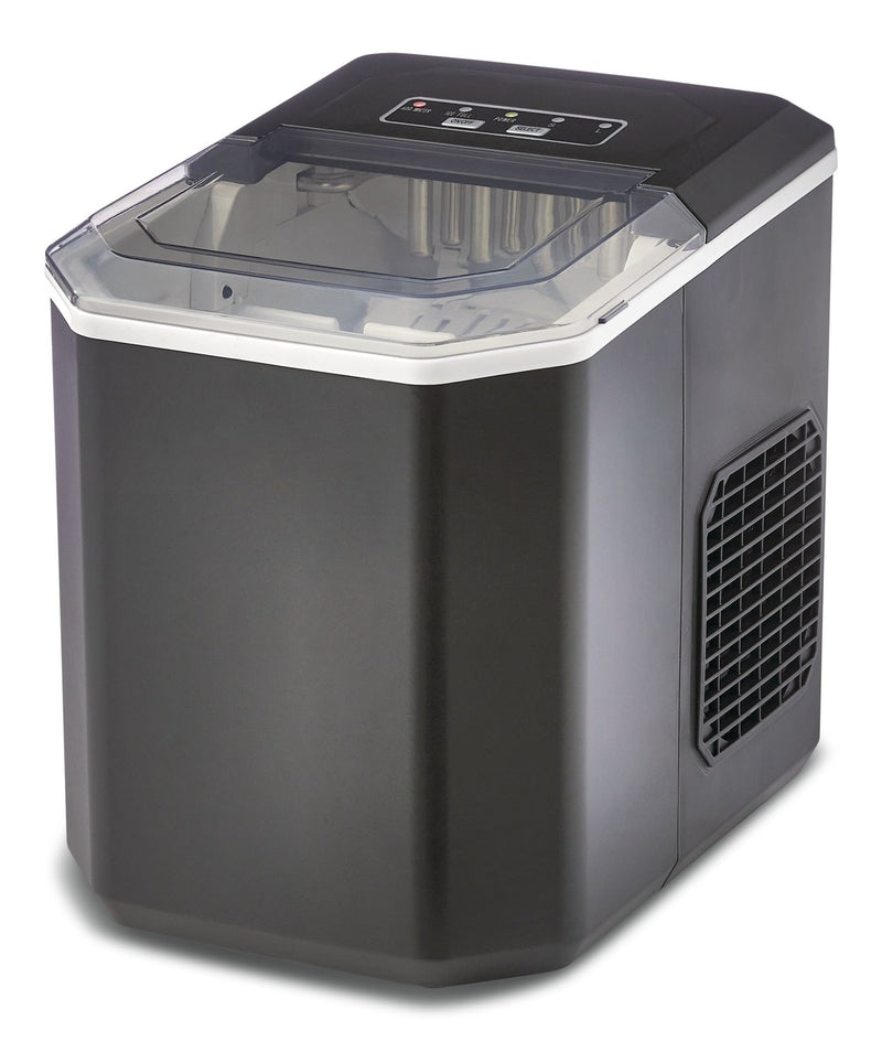 Compact Countertop Ice Maker with LED Display, 26-lb Ice/Day, Black I4A4