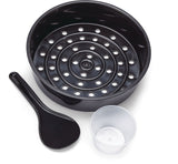 One-Touch Non-Stick Rice Cooker & Steamer, Black, 20 Cups Q8U5 - product image 5