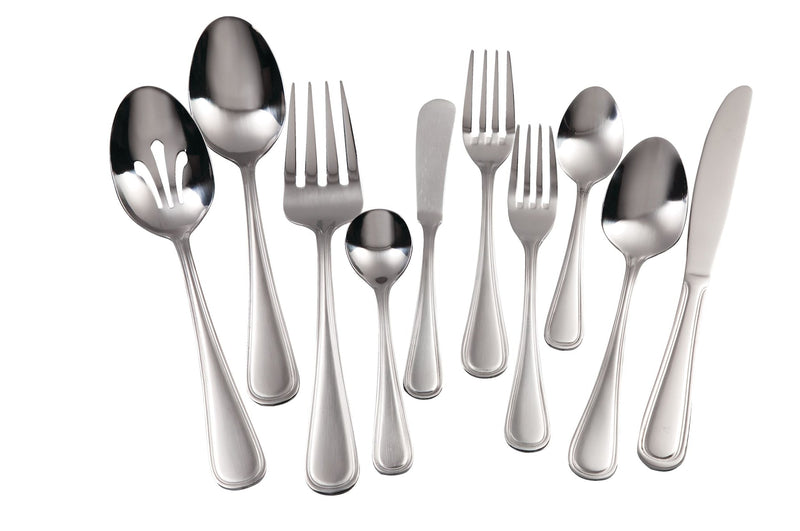 Stainless Steel Flatware Set, Serves 8, 45-pc N5L0
