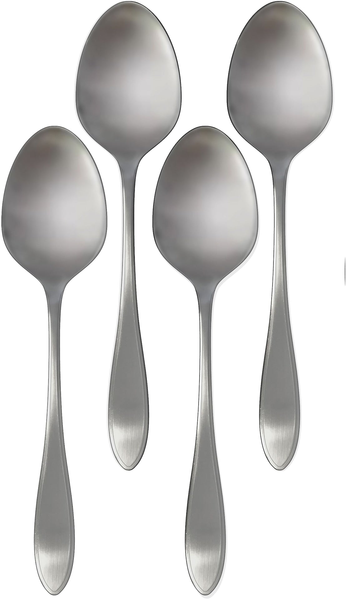 Stainless Steel Spoon Set, 4-pc N0O9 - product image 1