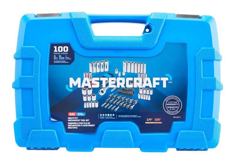 100 Piece Multi Fit Socket Set X6F7