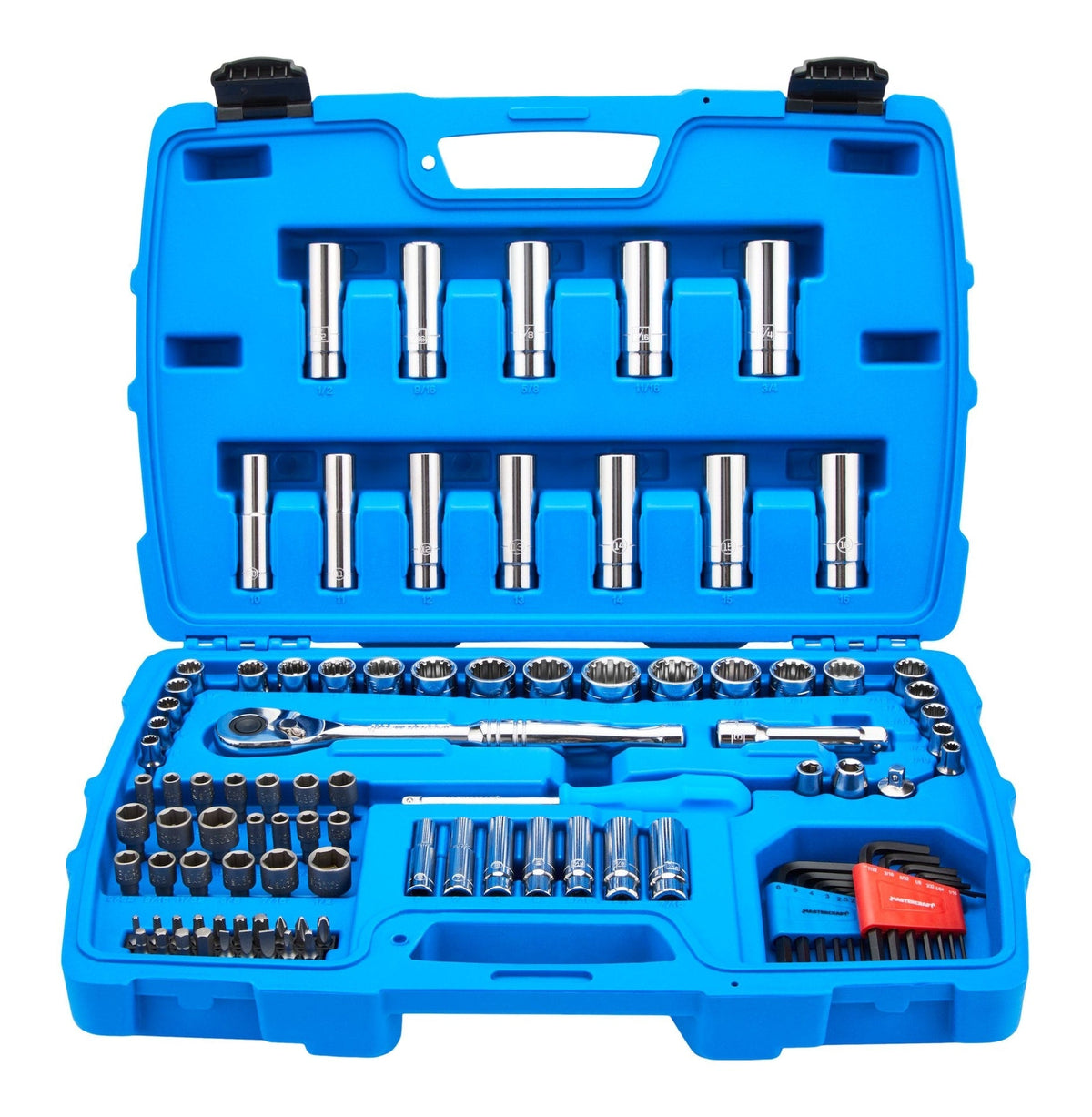 100 Piece Multi Fit Socket Set X6F7 - product image 3