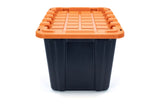 102-L Heavy-Duty Orange/Black Storage Tote E1V2 - product image 2