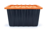 102-L Heavy-Duty Orange/Black Storage Tote E1V2 - product image 3