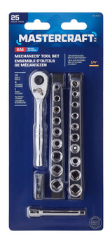 25 Piece 1/4" Drive Socket Set C7I3 - product image 3