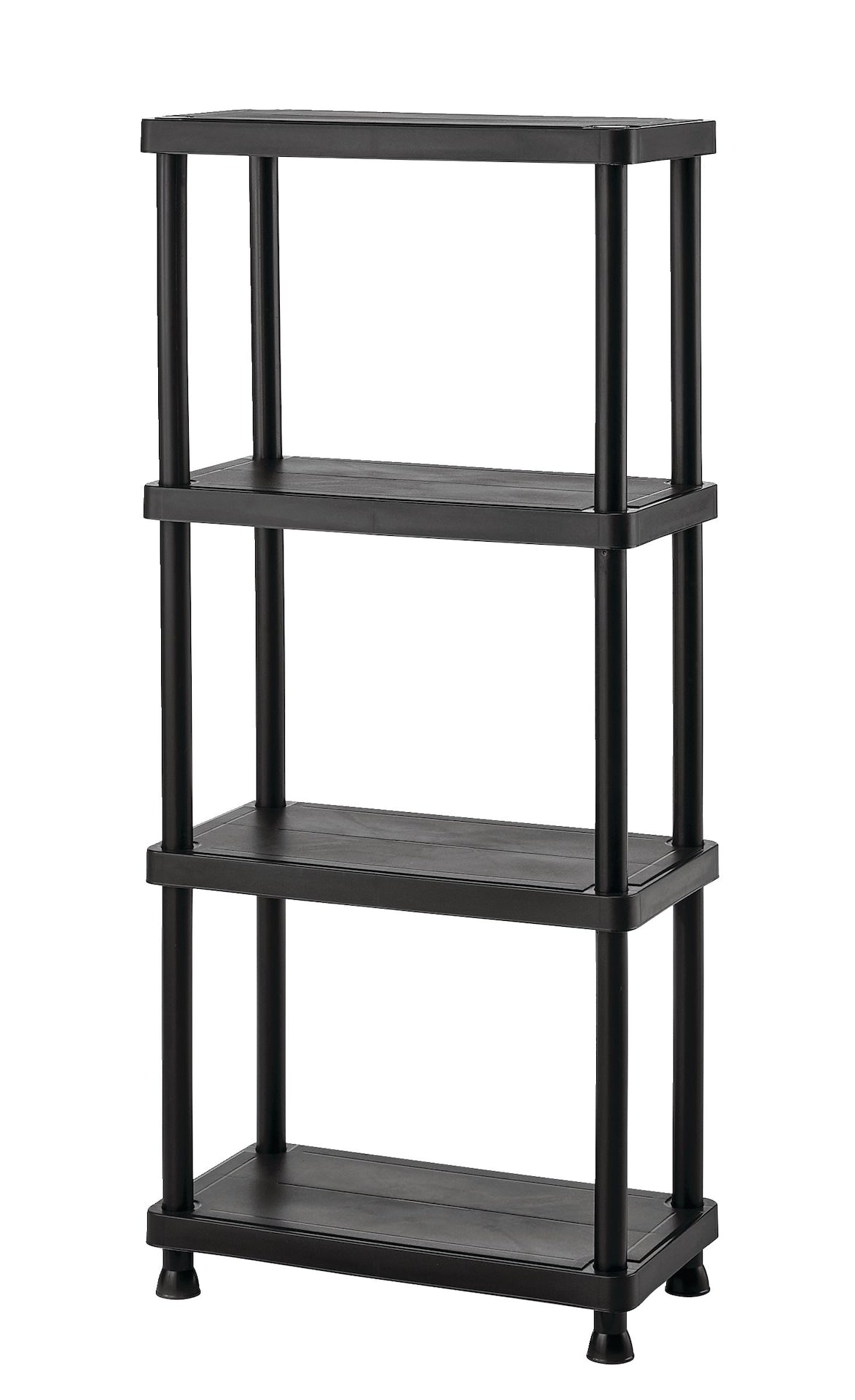 4-Shelf Resin/ Plastic Storage Rack/ Shelving Unit, 23 x 12 x 52-in T7K1 - product image 1