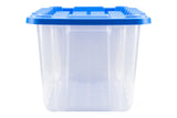 Clear Heavy-Duty Storage Tote with Snap-Lock Lid, 102-L X7N6 - product image 1